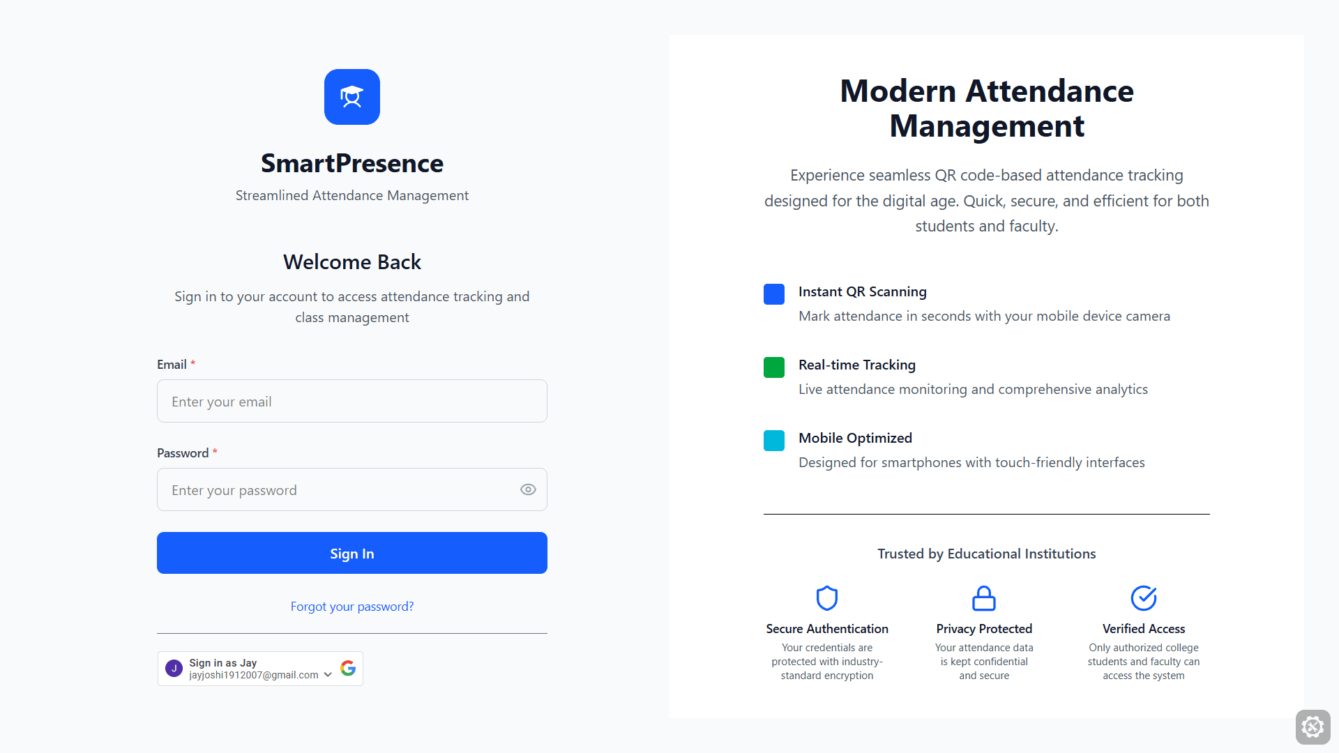 Smart Attendance System